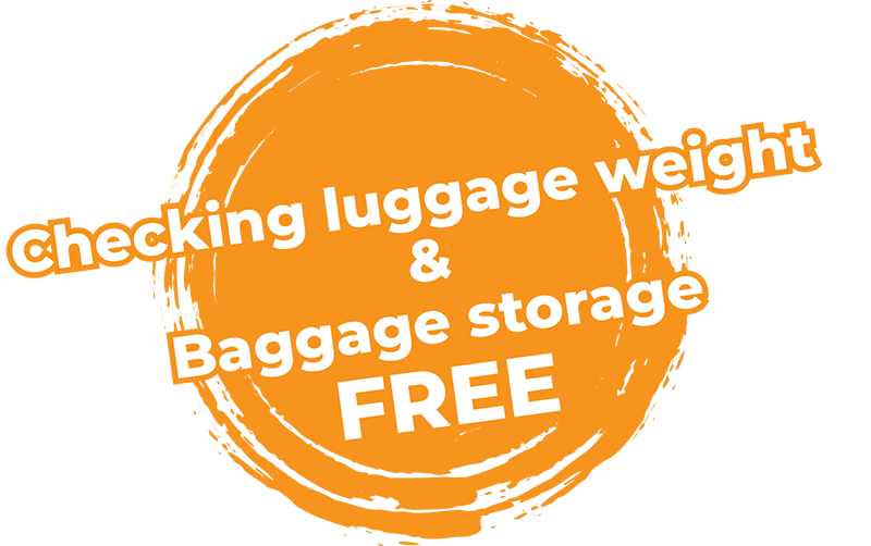 BAGGAGE STORAGE FREE